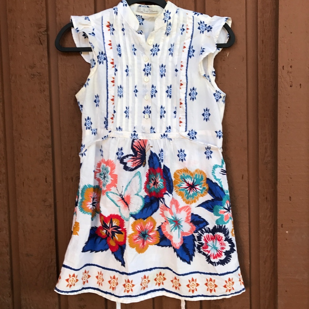 BoHo festival gypsy blouse small sleeveless